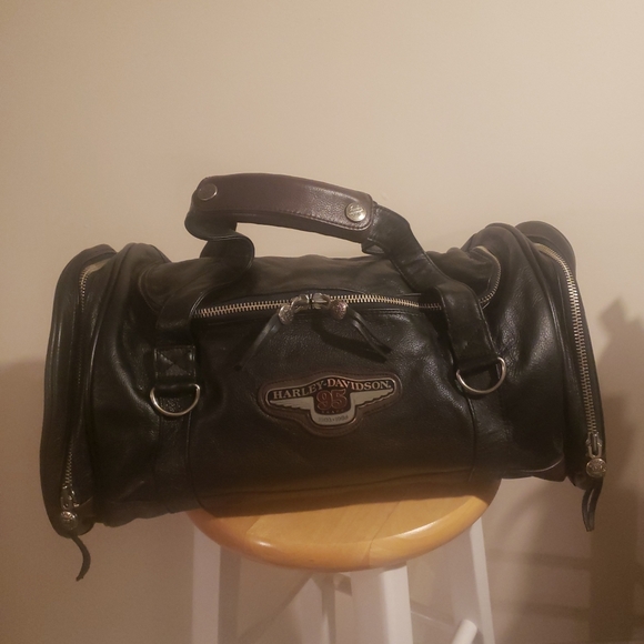 HarleyDavidson Bags Harleydavidson 95th Anniversary Leather Duffle
